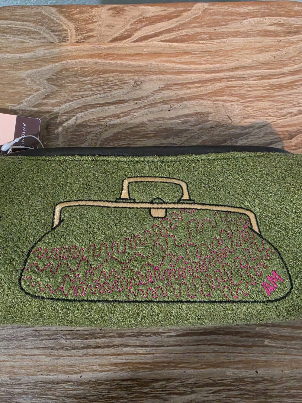 Nwt Retro Antonio Melani Nolita Cylinder Bouclé Clutch Make Up Barrel Bag Whimsy